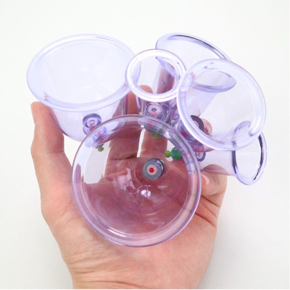 ANEMONE Set 6 Cốc Hút Chân Không Chống Cellulite Chăm Sóc Sức Khỏe