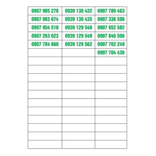 Sim số đẹp mobifone