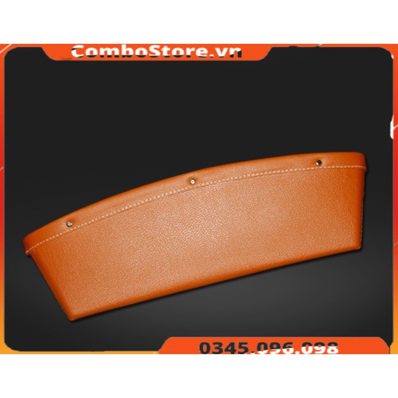 Túi để đồ chèn khe ghế trước ô tô thời trang - Túi để đồ da chèn khe ghế xe hơi cao cấp