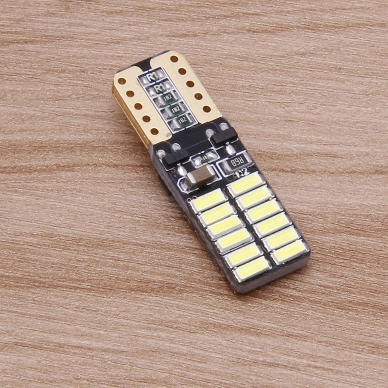 Đèn LED Tín Hiệu Đuôi Xe DC 12V T10 4014 SMD 24 LED
