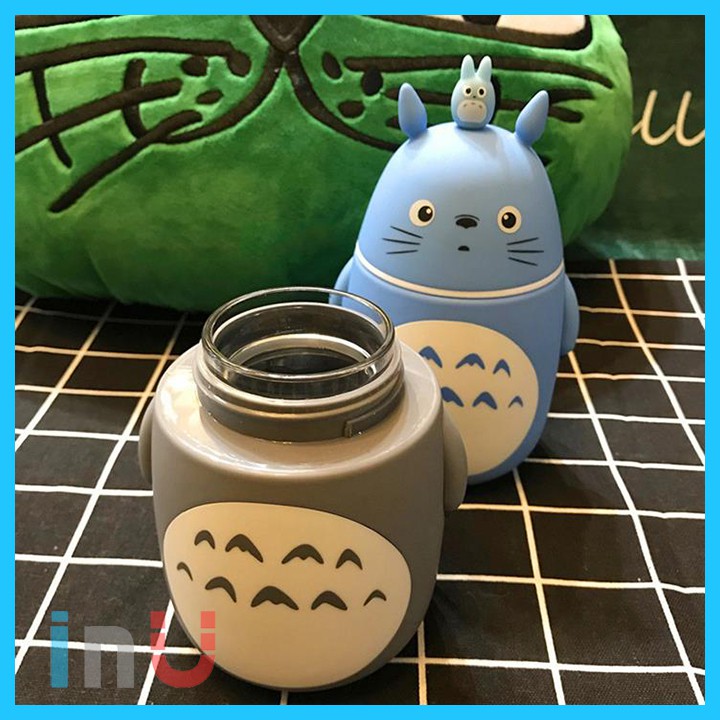 HCM - Bình nước hoạt hình Totoro bồng con 300ml