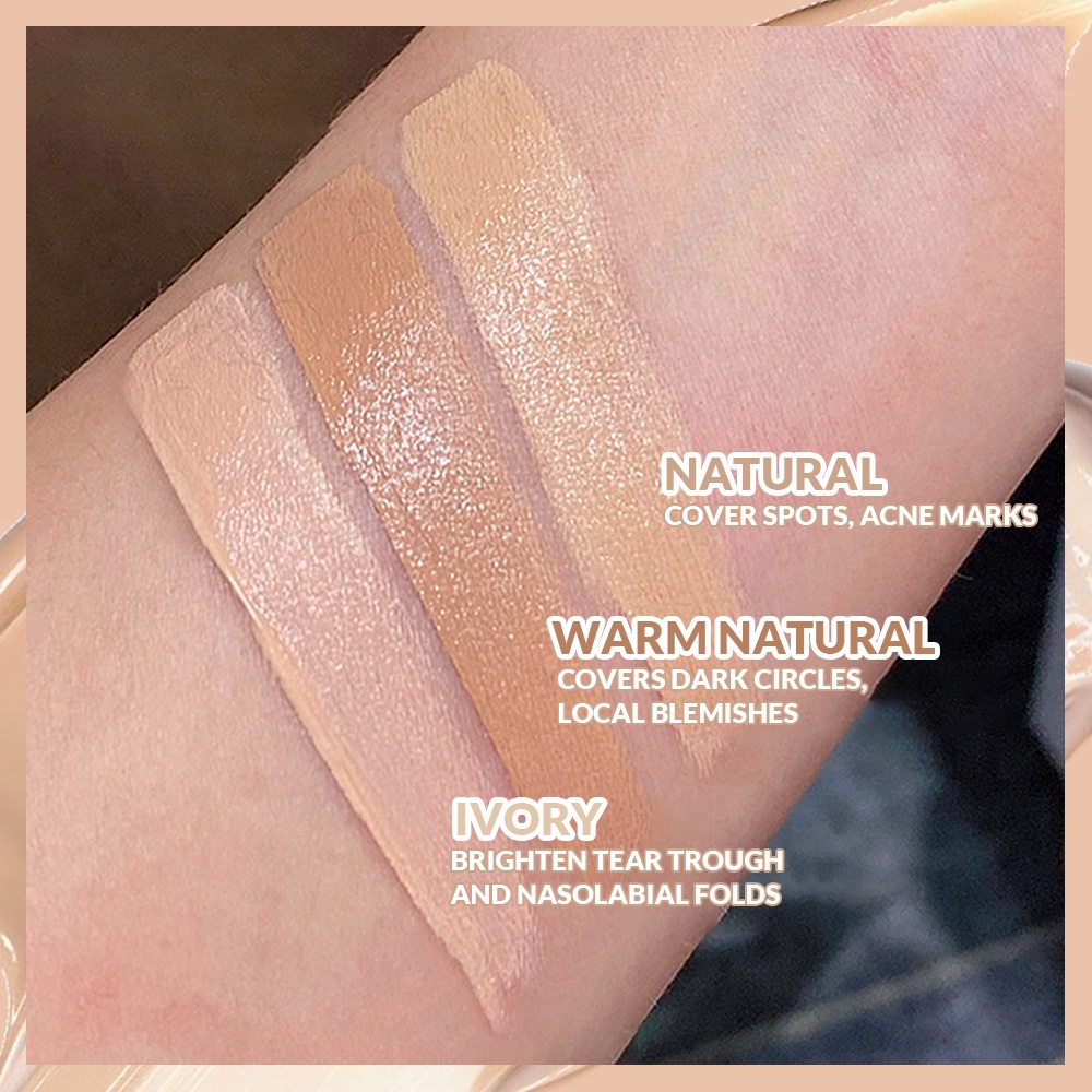 Bảng kem che khuyết điểm Minimeli 3 màu che phủ mạnh cao cấp 12g