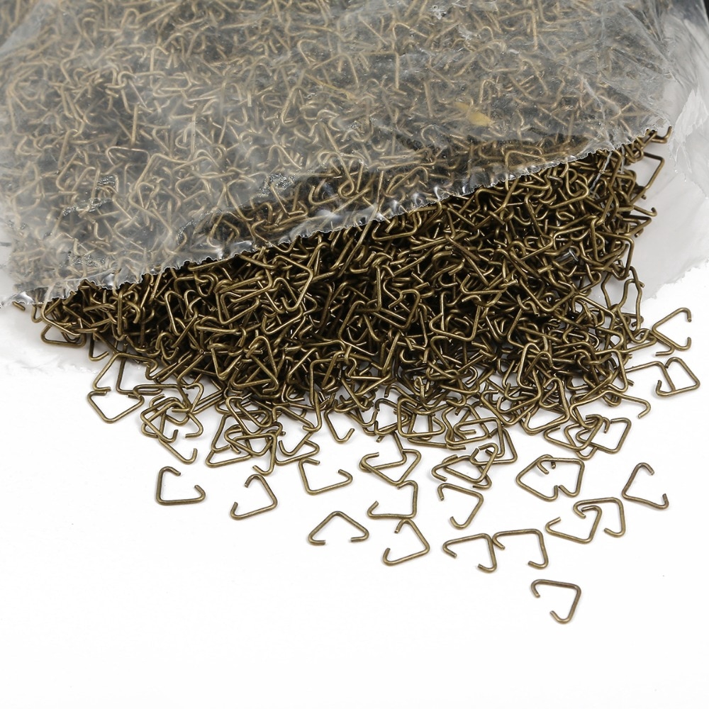 100 Móc nối hình tam giác 6x10mm làm đồ trang sức thủ công