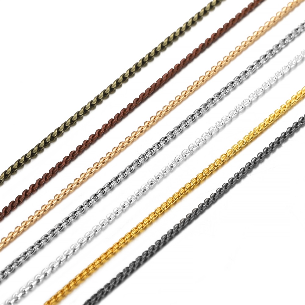 Cuộn dây ST.KUNKKA làm vòng cổ màu trơn 1mm 5m