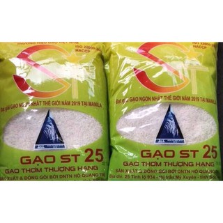 gạo ngon nhất TG  ST 25
