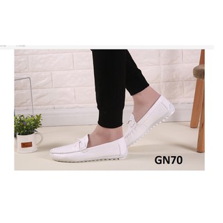Giày lười trắng chuẩn soái ca