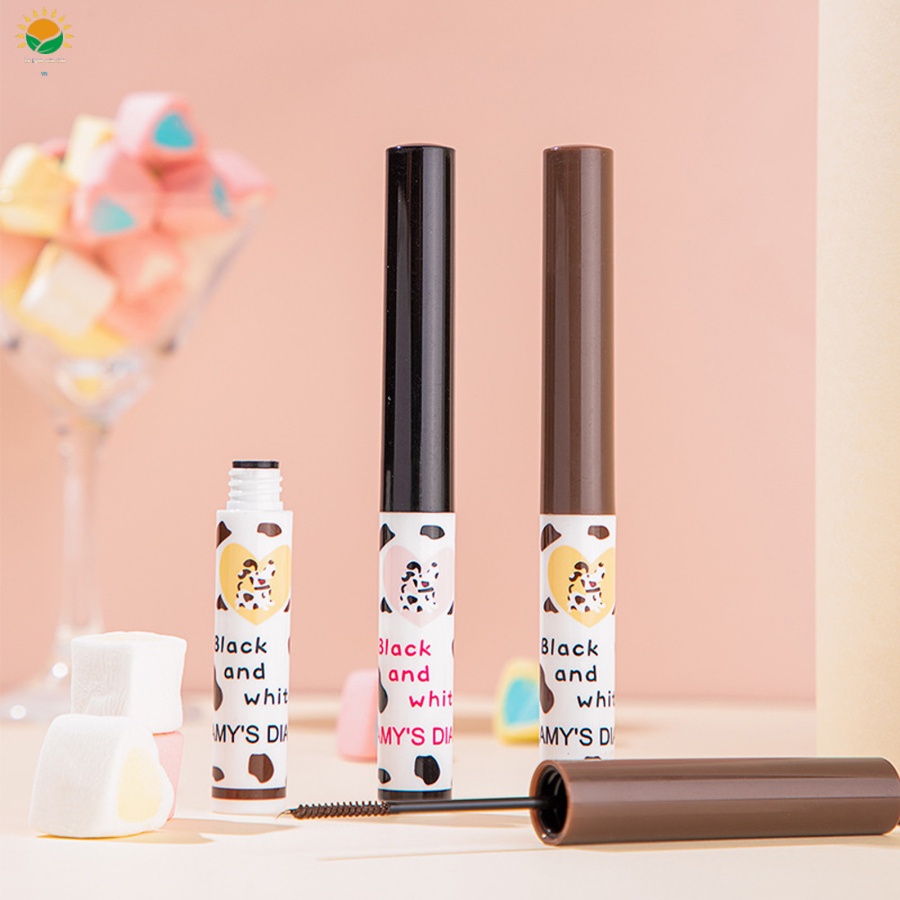 Thick, curly, slender, slender, not easy to smudge polka dot mascara
