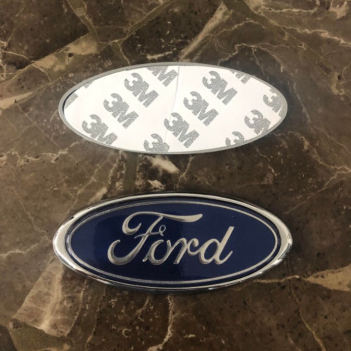 Sản phẩm  Logo biểu tượng trước và sau xe ô tô Ford Kích thước 11.5cm*4.5cm chất liệu Nhựa ABS ..