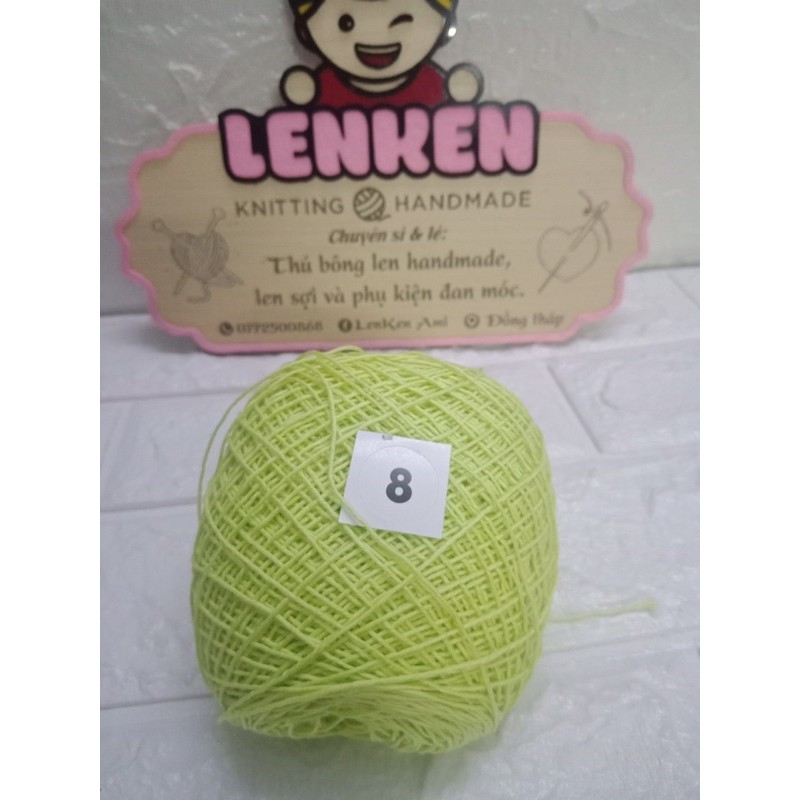 Sợi cotton 100% sợi se 0.8-1mm