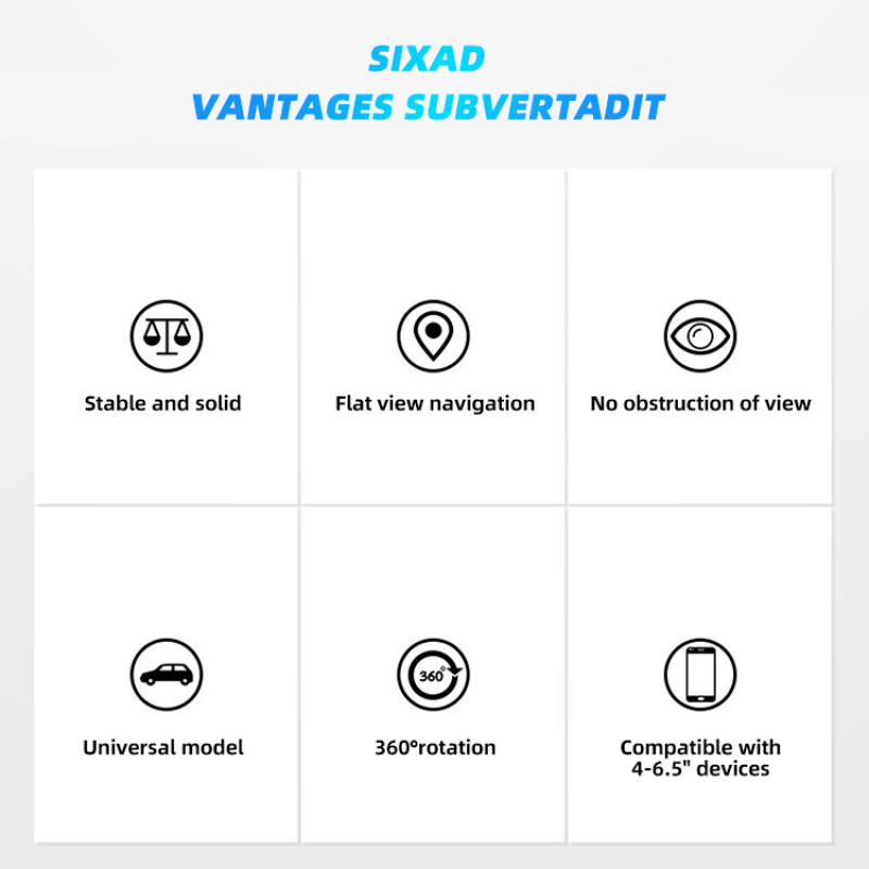 Giá đỡ điện thoại gắn bảng điều khiển xe hơi FONKEN kẹp hỗ trợ định vị GPS XOAY 360 ĐỘ