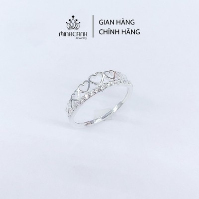 Nhẫn Bạc Ta Vương Miện Trái Tim - Minh Canh Jewelry