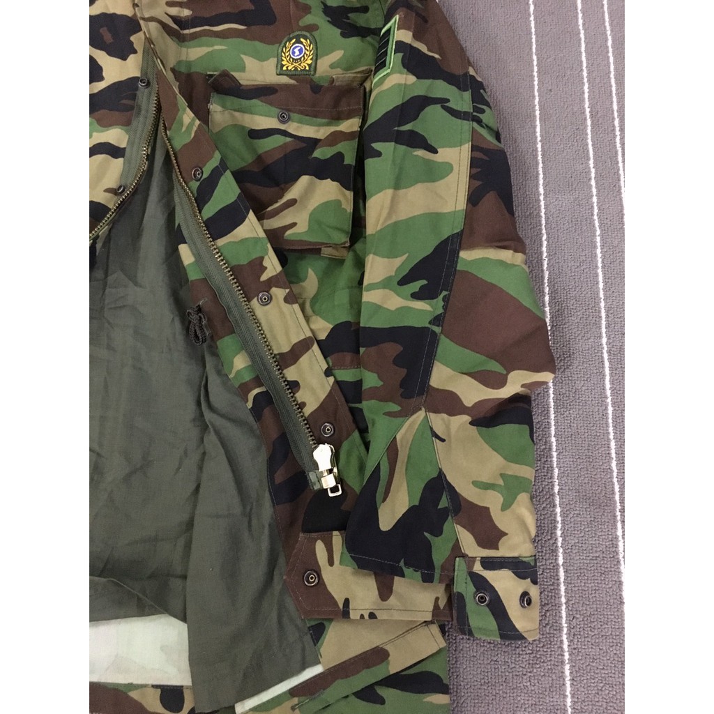 ÁO RẰN RI LÍNH HÀN QUỐC CÓ DÂY KÉO ĐỒNG CỰC CHẤT LƯỢNG | BigBuy360 - bigbuy360.vn