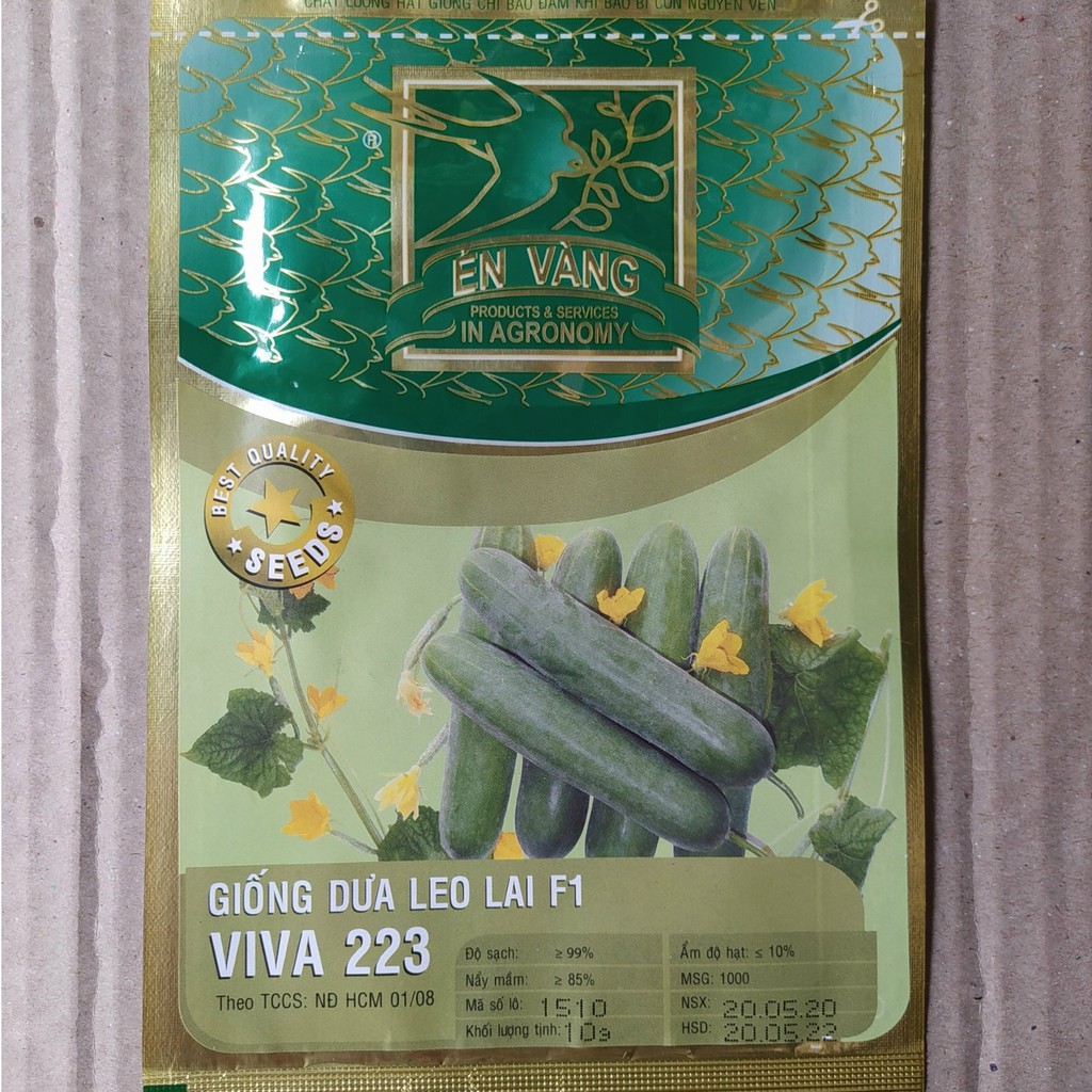 Hạt Giống Dưa Leo Lai F1 Én Vàng 223 (10g)