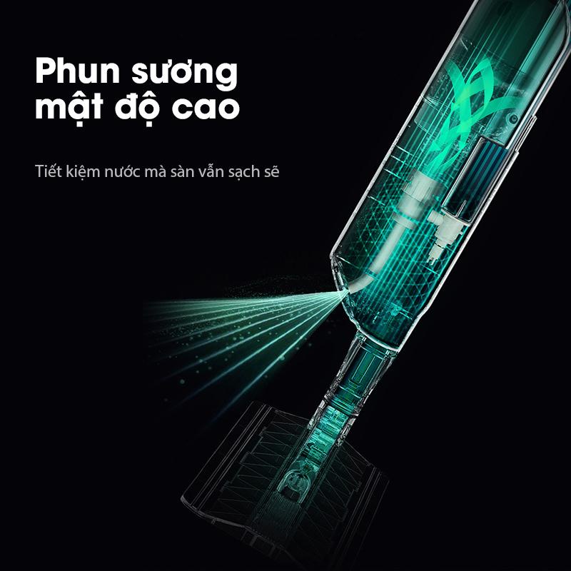 Cây lau nhà phun sương thông minh 2in1 lau dọn nhà cửa dễ dàng xoay 360 độ mọi ngóc ngách SAMONO