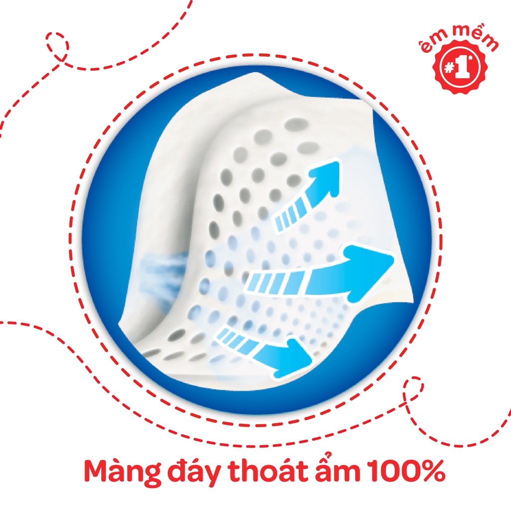 [Mã MKBHUGBU giảm 12% đơn từ 400K] Tã dán sơ sinh Huggies NB40 (dưới 5kg) - Gói 40 miếng + Tặng 4 miếng