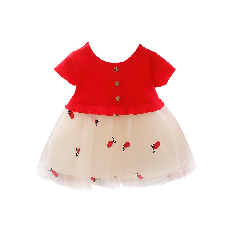 Đầm Cotton Mềm Mại Cho Bé Gái