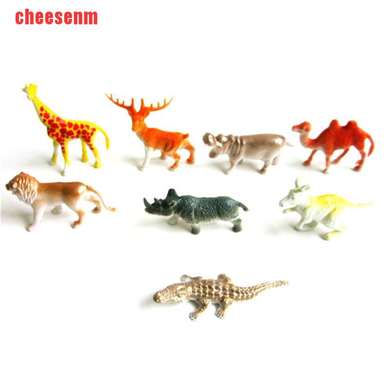 Set 8 Mô Hình Các Loài Động Vật Bằng Nhựa Cho Bé