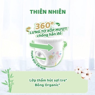 Tã dán sơ sinh thiên nhiên Molfix XS72+8 miếng