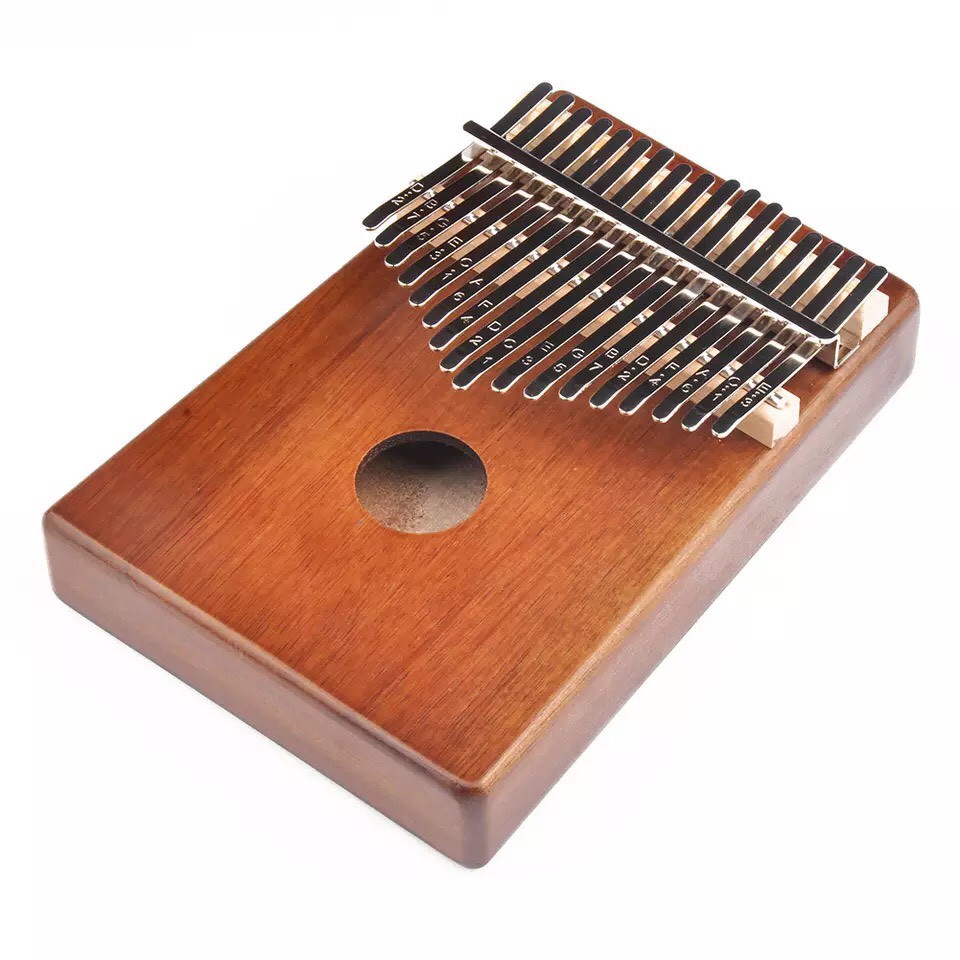 KA03 Đàn Kalimba 17 Phím Cho Người Mới Tập _ Tặng Hướng Dẫn , Túi , Búa , Khăn Lau