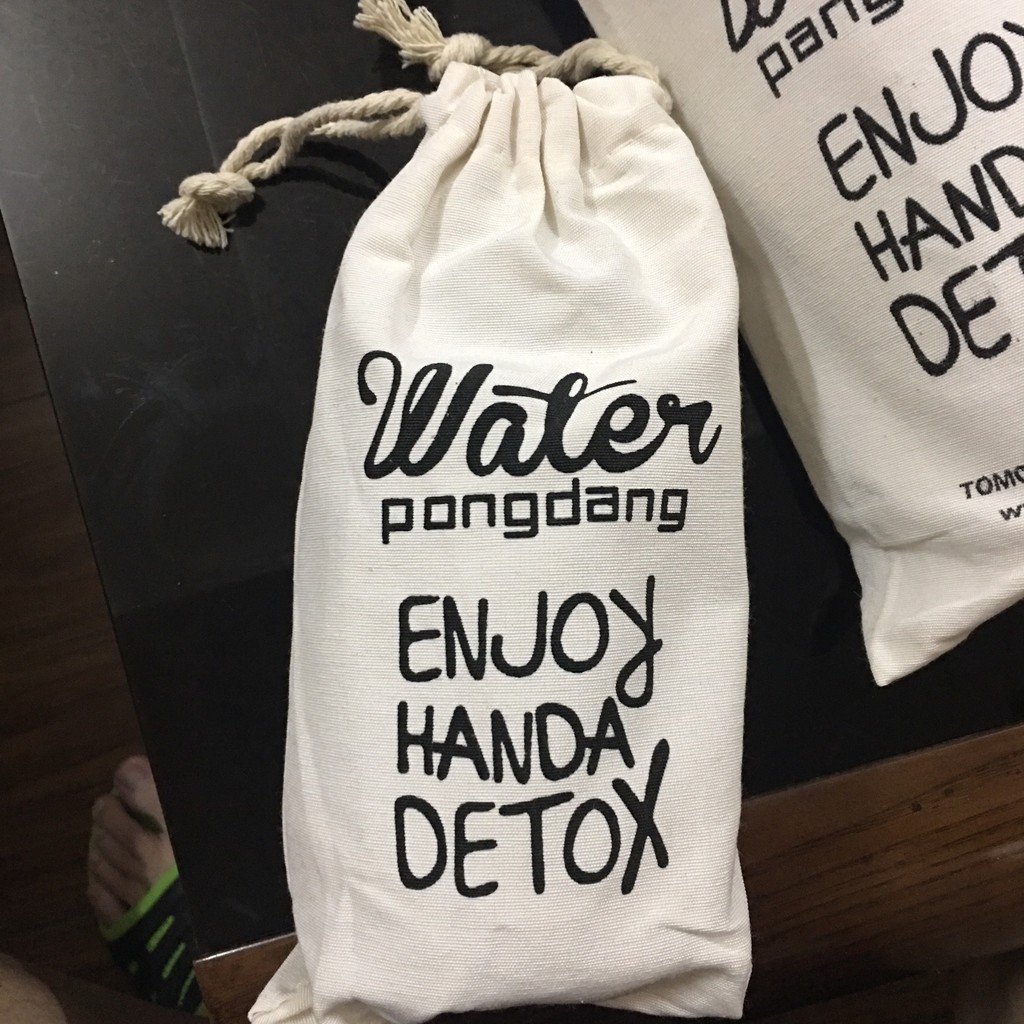Bình Nước Detox Water Pongdang 600ml / 1000ml - Tặng Túi Vải - Sỉ Hoàng Mai