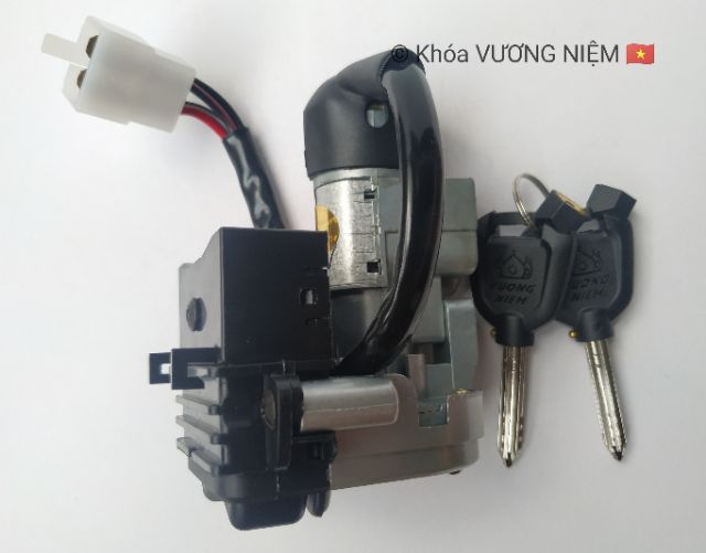 Khóa máy xe SH Mode chìa 8 cạnh chống trộm cao cấp chính hãng VƯƠNG NIỆM 🇻🇳