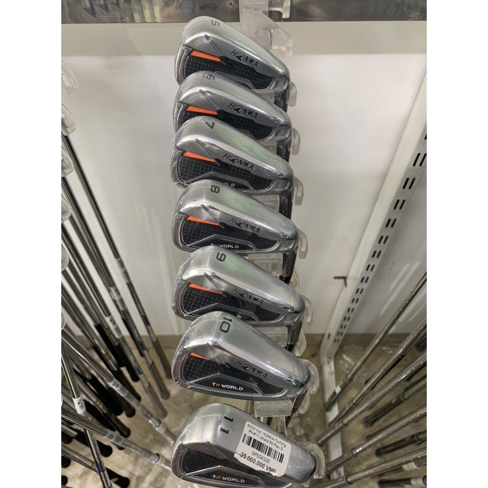 NEW Bộ gậy sắt Honma - Iron golf set  Honma TW 747P  Flex S CHÍNH HÃNG