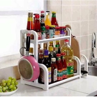 Kệ để gia vị kèm khay để thớt