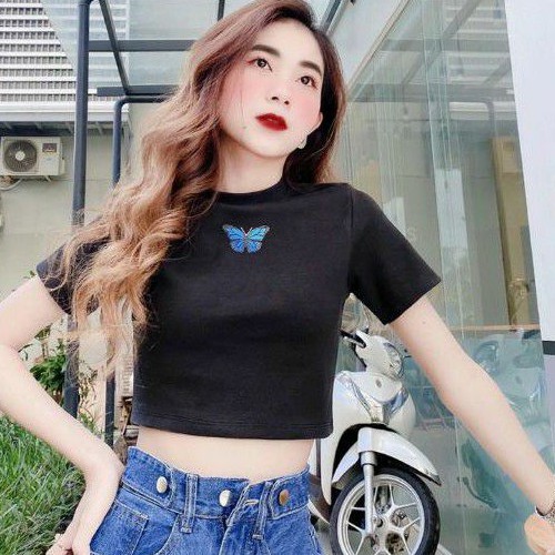 Áo thun croptop quyến rũ
