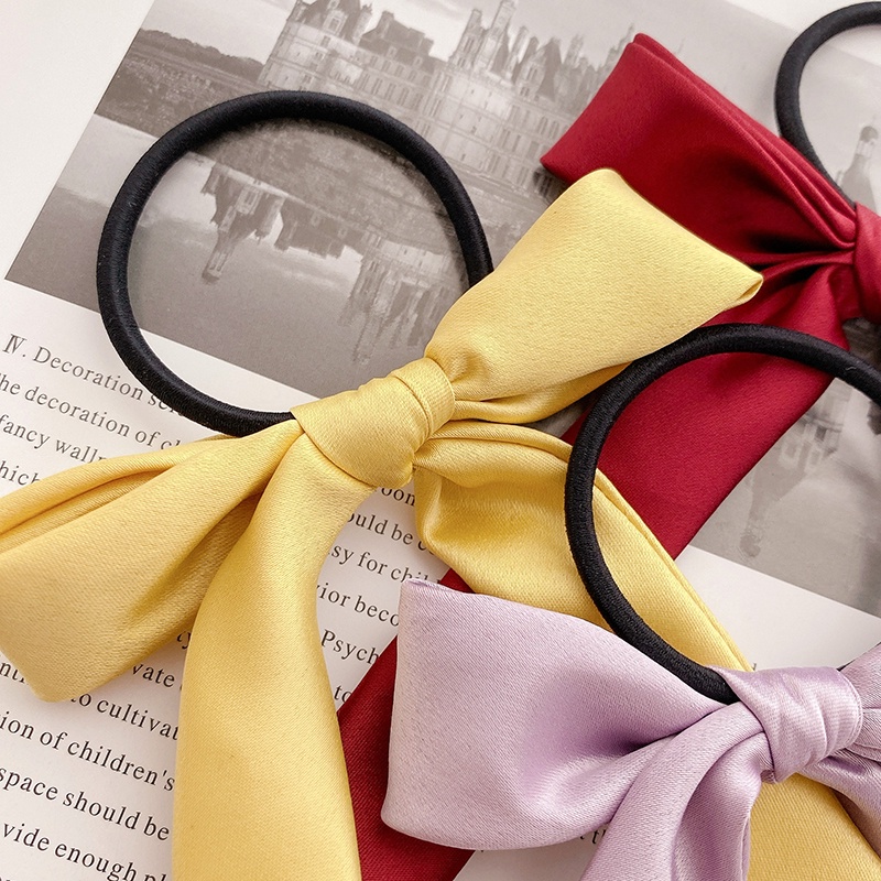 ✨Dây Buộc Tóc Thắt Nơ Họa Tiết Hoa Xinh Xắn Cho Nữ