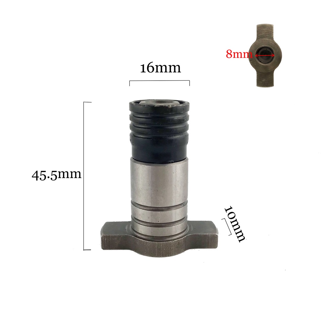 Đầu chữ T chuyên vít giữ mũi tự động thay thế cho máy bắn vít, máy siết bulong trục 18mm lỗ 10