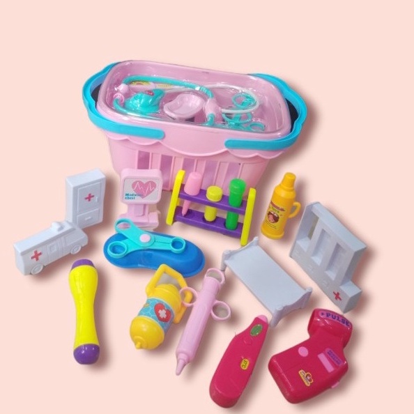 Đồ Chơi Bác Sỹ Có Làn Đựng Bằng Nhựa Cao Cấp Chính Hãng Hàng Việt Nam