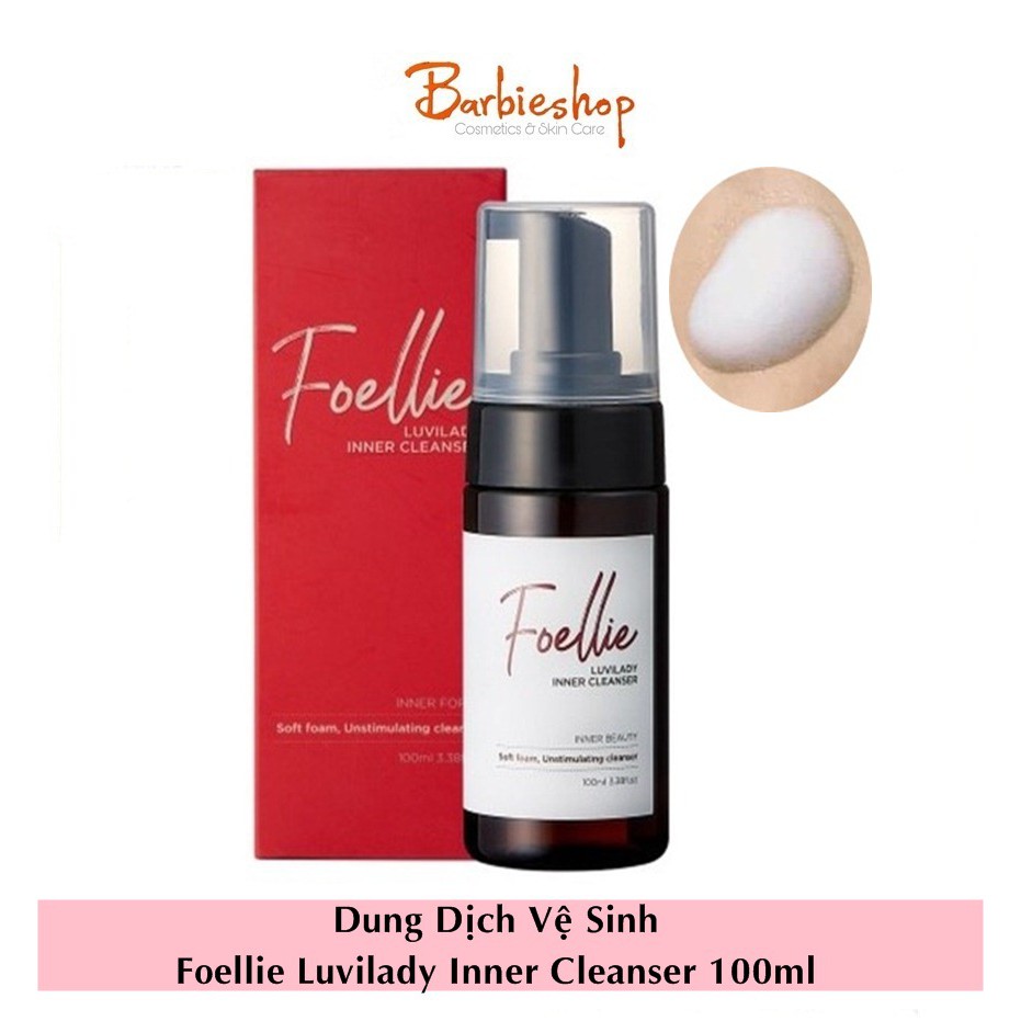 Dung Dịch Vệ Sinh Foellie Luvilady Inner Cleanser 100ml Chính Hãng Hàn Quốc