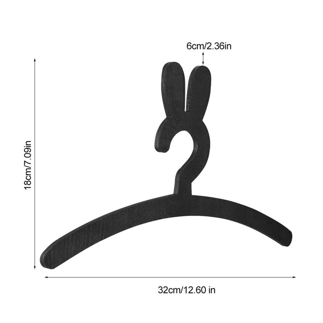 Phụ kiện chụp ảnh móc treo quần áo hình thỏ dễ thương