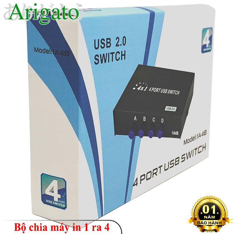 Bộ chia máy in 1 ra 4 ARIGATO Đảm Bảo Chất Lượng.BCMI