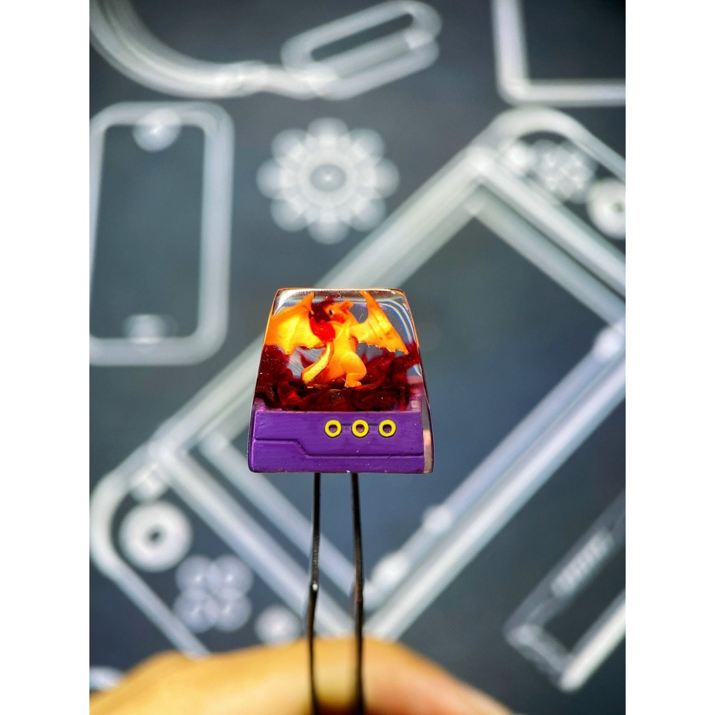 Keycap resin pokemon - nút bàn phím cơ - artisan