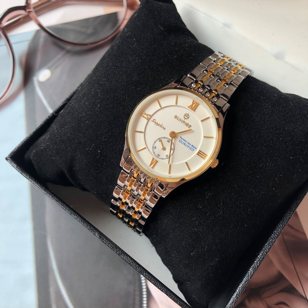 Đồng hồ nam dây kim loại, dong ho nam dây thép chính hãng Sunrise 1109SA Sapphire Chống Xước, Chống Nước | BigBuy360 - bigbuy360.vn