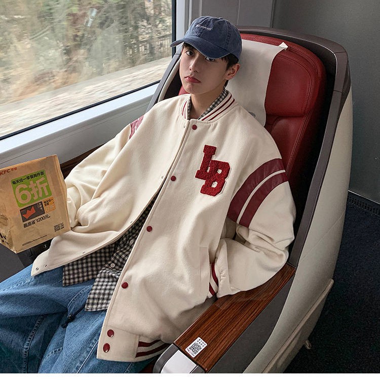 Áo Khoác Bóng Chày Form Rộng Thời Trang Dành Cho Nam | BigBuy360 - bigbuy360.vn