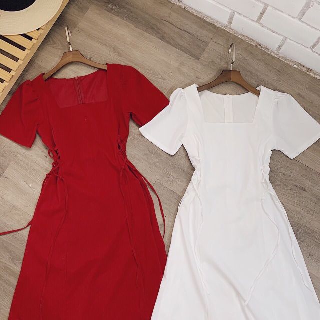 Đầm dạo phố tiểu thư, đầm maxi đan dây eo siêu hot | BigBuy360 - bigbuy360.vn
