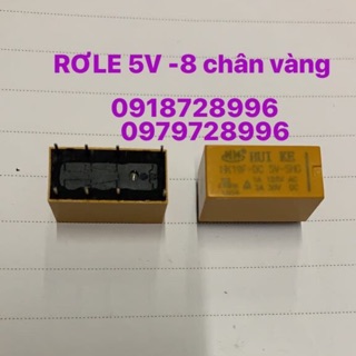 Rơle 5v -8 chân vàng combo 5 cái