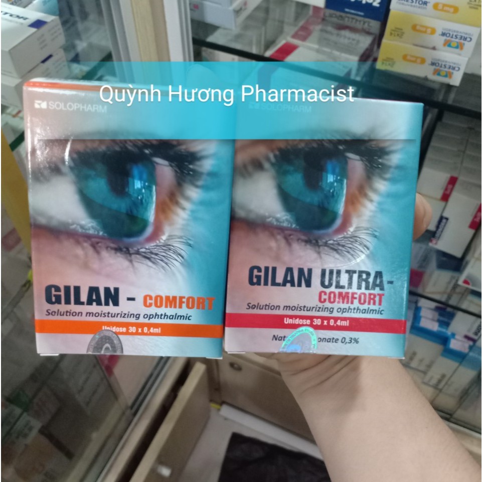 Dung dịch nhỏ mắt GILAN COMFORT và GILAN ULTRA cho đôi mắt khỏe đẹp