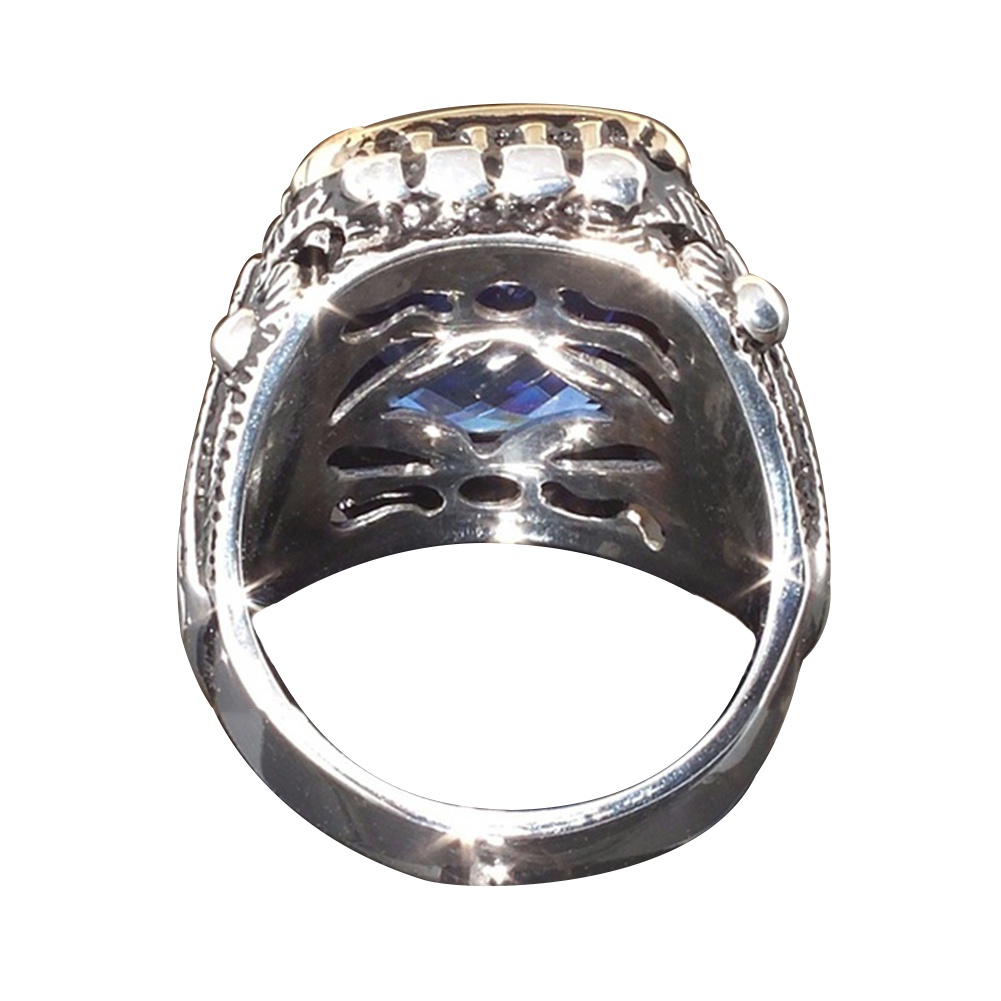 Nhẫn Đính Đá Zircon Sang Trọng Cho Nam