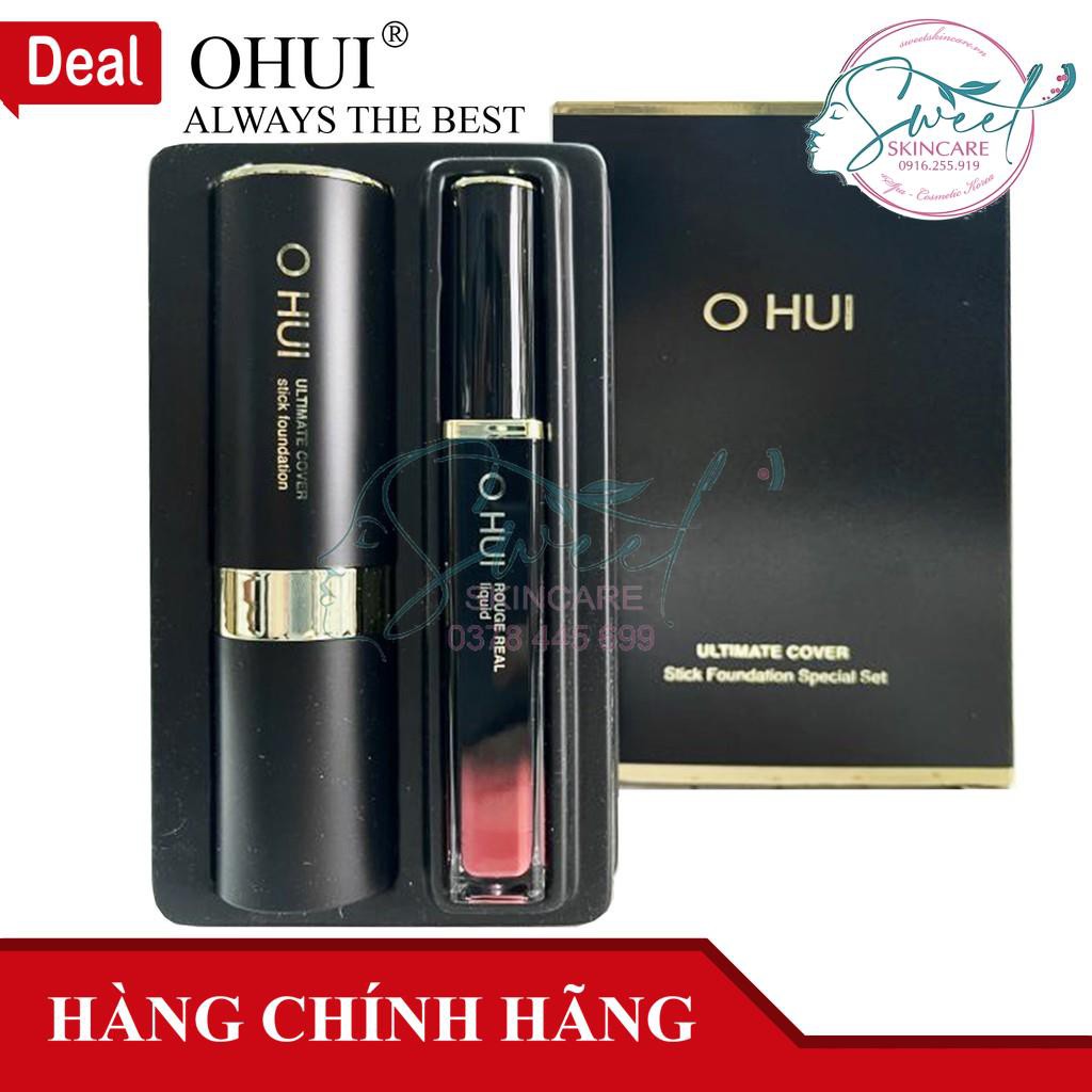 Set kem nền Ohui Ultimate Cover Stick Foundation - kem nền kem che khuyết điểm dạng thanh | BigBuy360 - bigbuy360.vn