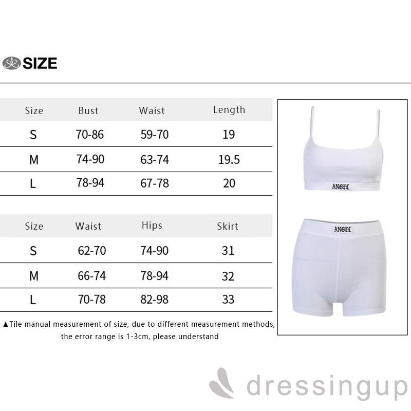 Bộ 2 Món Áo Croptop Hai Dây + Quần Short Lưng Cao Ôm Dáng Thời Trang Mùa Hè Cho Nữ