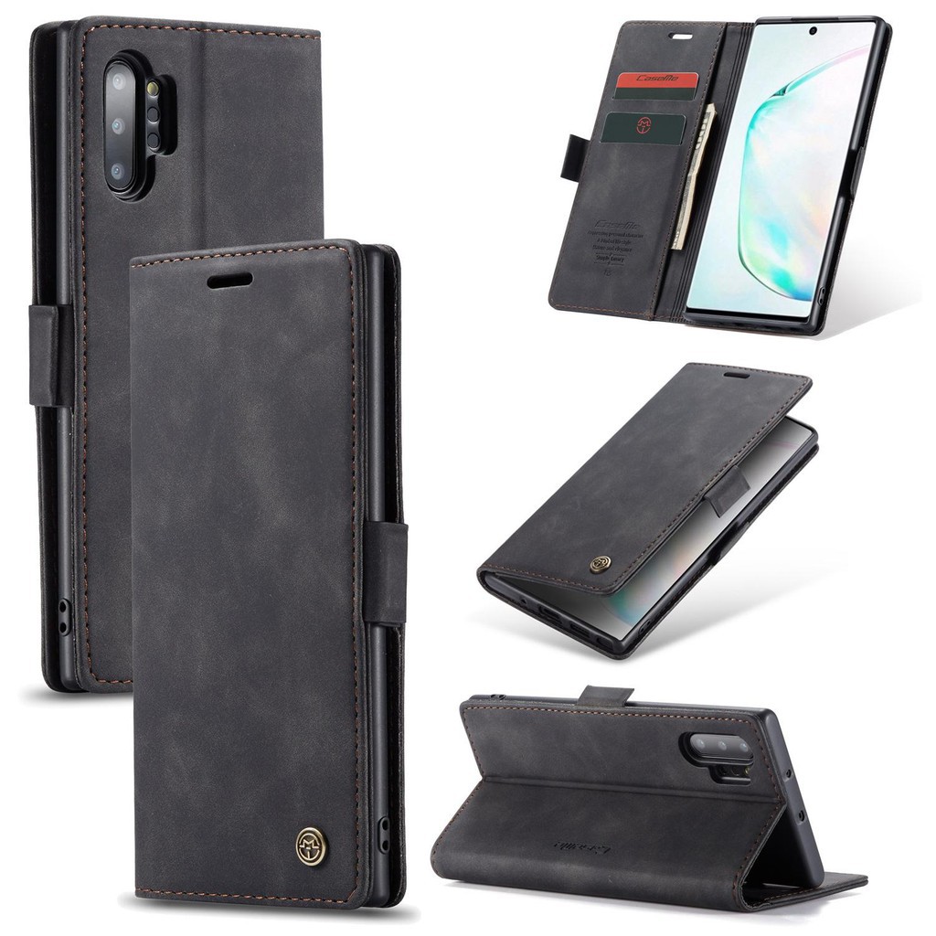 Bao da điện thoại cao cấp Caseme có ngăn để tiền, thẻ cho Samsung Galaxy Note10/Note10+/note20ultra/s10/a51/a71