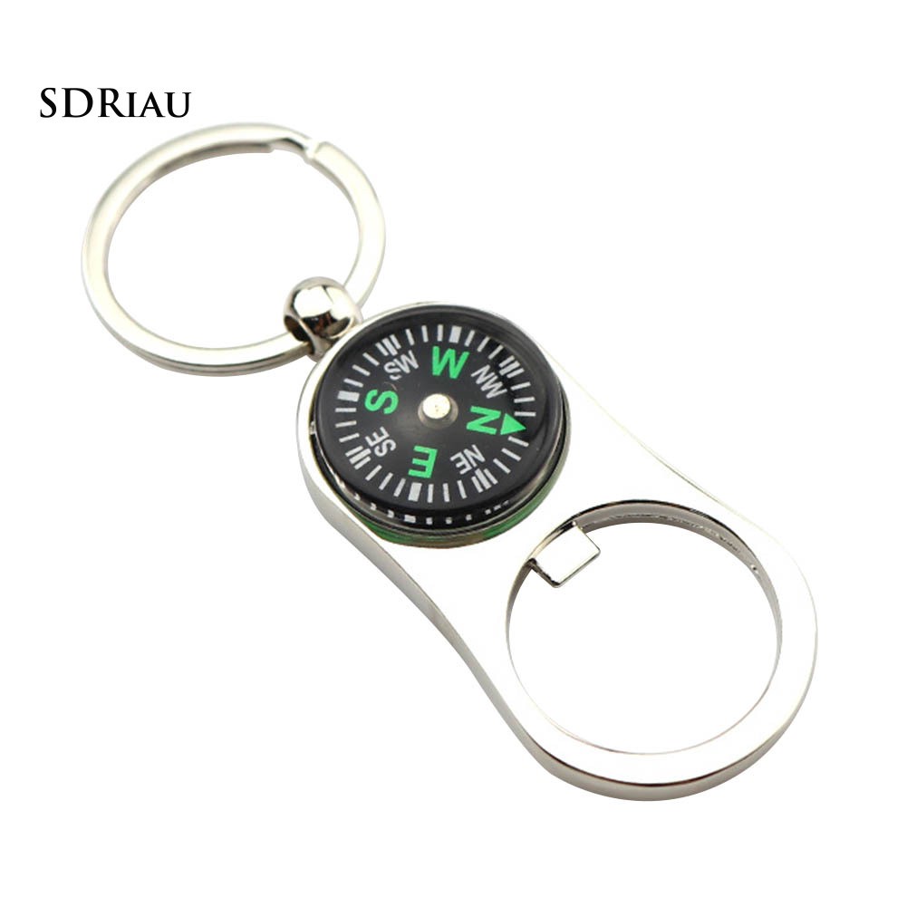 Móc khóa hợp kim hình la bàn tiện dụng