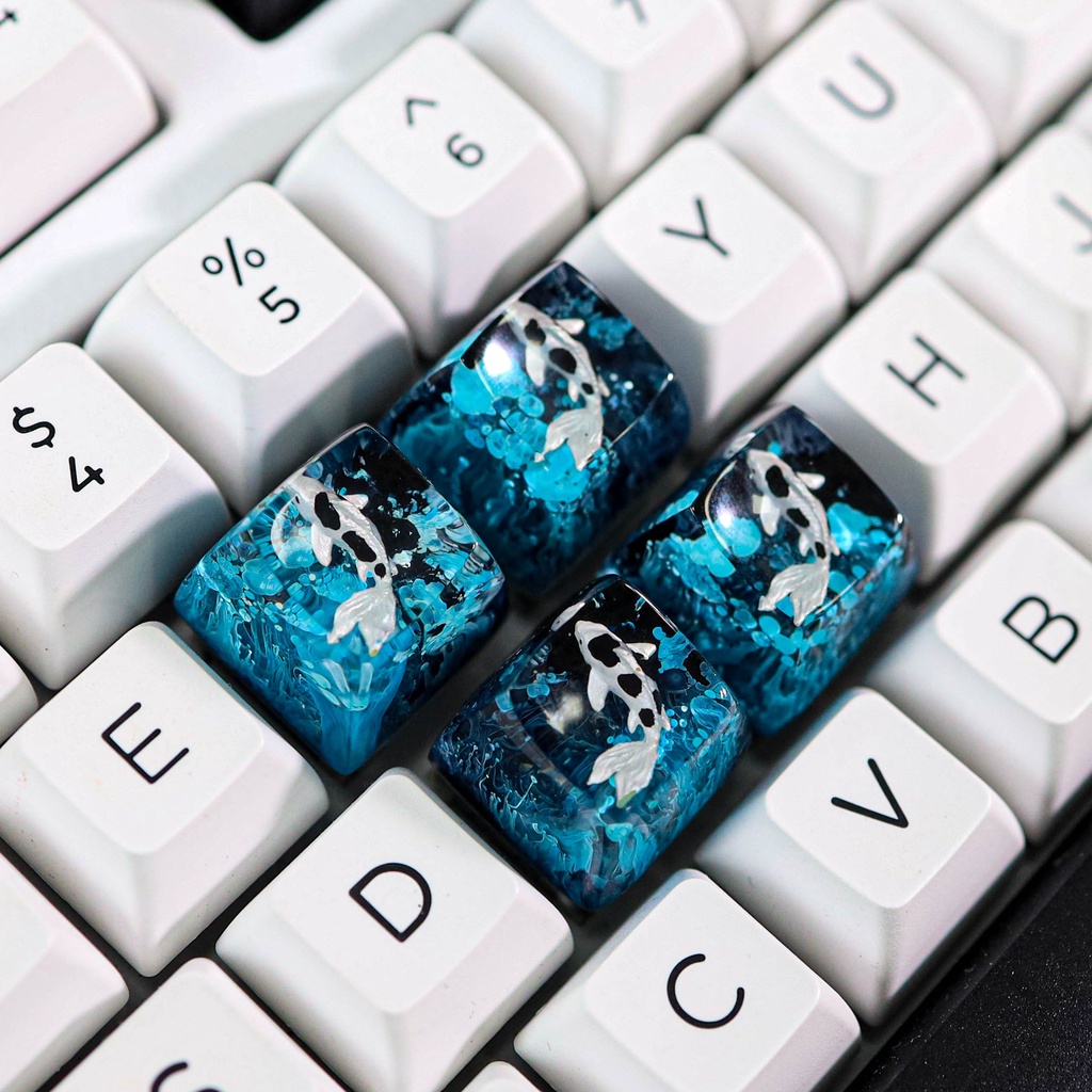 Nút bàn phím cá koi - keycap koi artisan