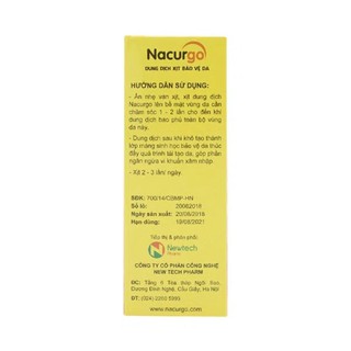 Nacurgo chai xịt 12 ml