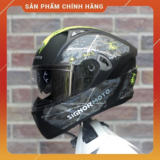 Mũ bảo hiểm Fullface 2 kính Signormoto form 1:1 KYT HELMET