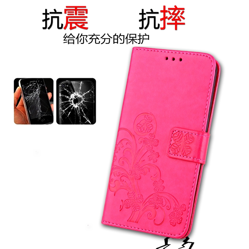 bao da nắp gập họa tiết cỏ 4 lá cho samsung m40 m30 m20 a30s a20s a10s | BigBuy360 - bigbuy360.vn