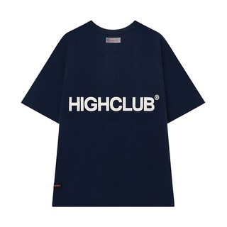 Áo Thun BASIC Tay Lỡ Unisex Nam/Nữ Xanh Navy Cổ Tròn - HIGHCLUB Brand Chính Hãng